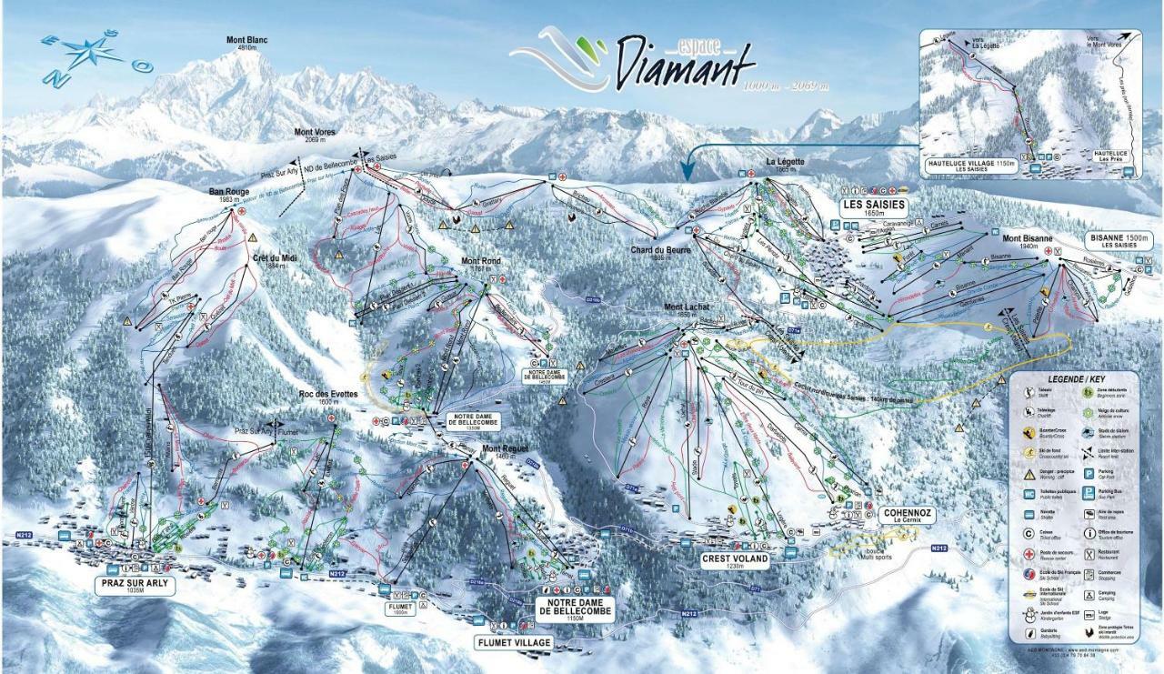 Апартаменты Fleur Des Montagnes Праз-Сур-Арлы Экстерьер фото